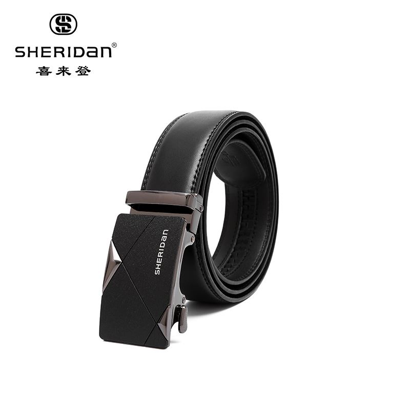 喜來登牛皮自動扣腰帶NL190453S