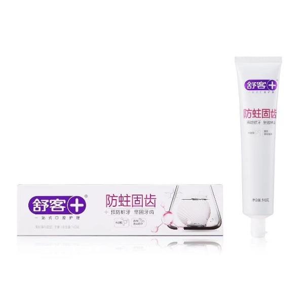 舒客防蛀固齿牙膏140克