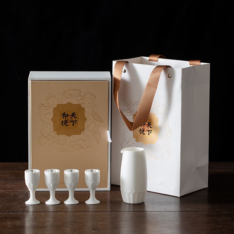 聚运鑫文创和悦酒具白酒杯银酒具分酒器