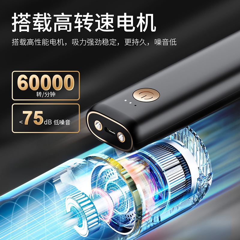 聪鲸折叠车载家用无线便携迷你吸尘器H13