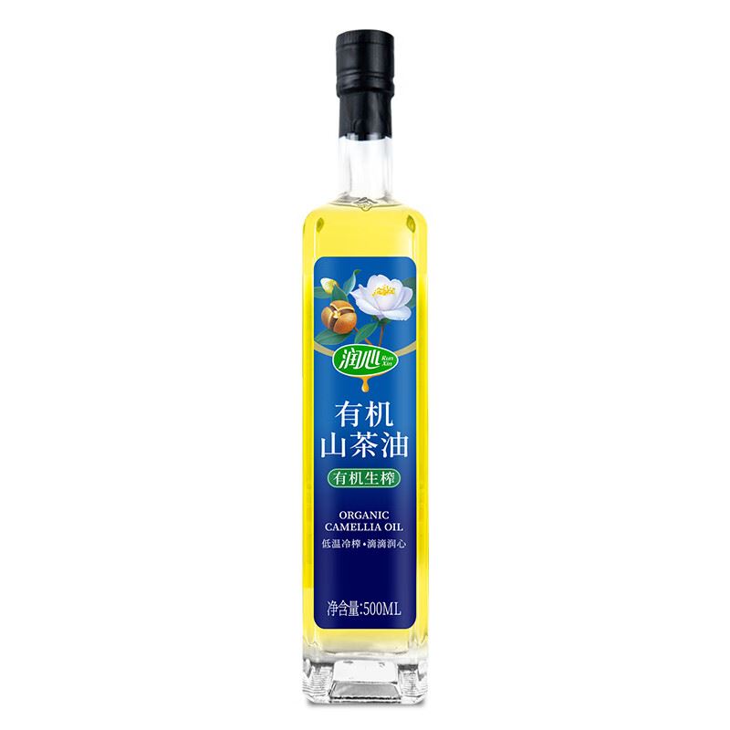 润心（RunXin）有机生榨山茶油500ml