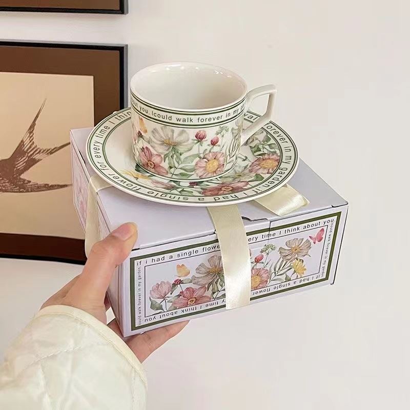 锦知兴法式碎花咖啡杯