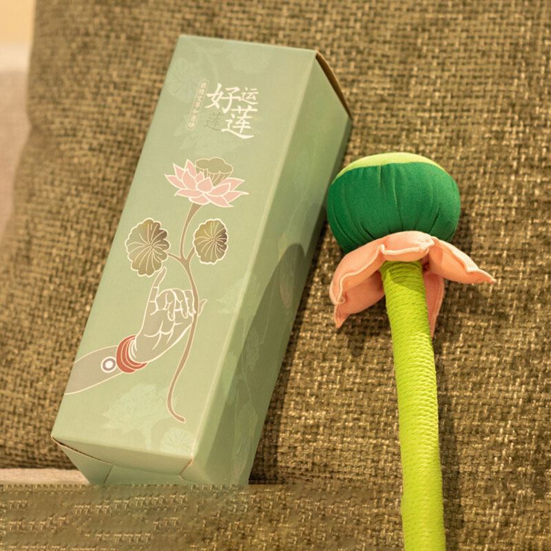 敦煌研究院好运莲莲艾草锤国潮商务文创会议礼品生日节日礼物
