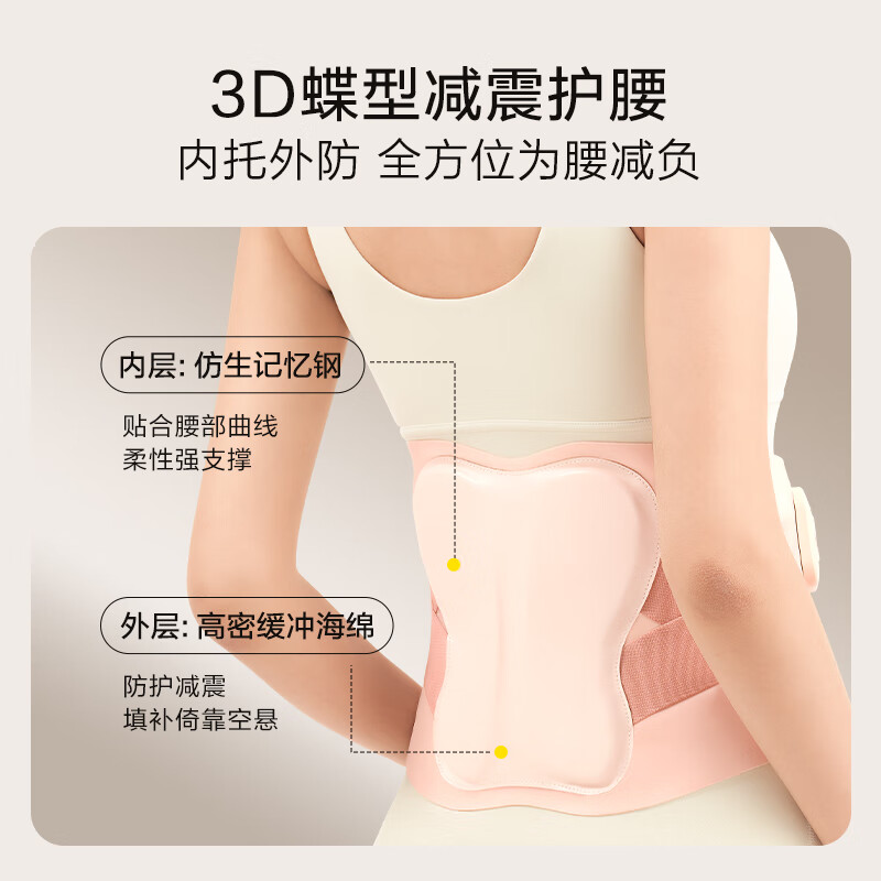 奥佳华矫姿护腰带热敷按摩版