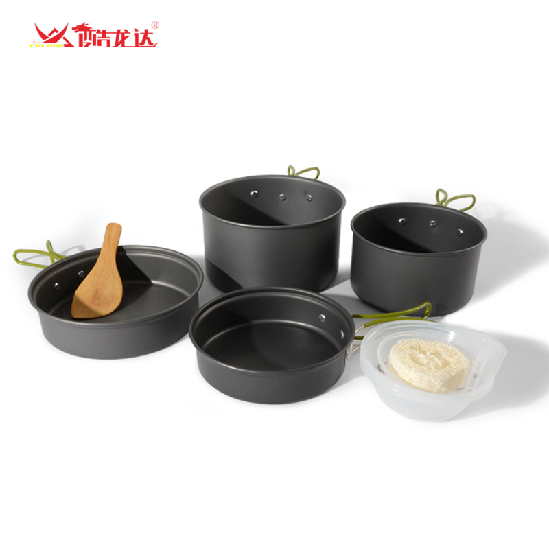 酷龙达露营炊具套锅装组合CLD--LJT08