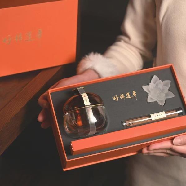 东客集好柿莲年茶具礼盒