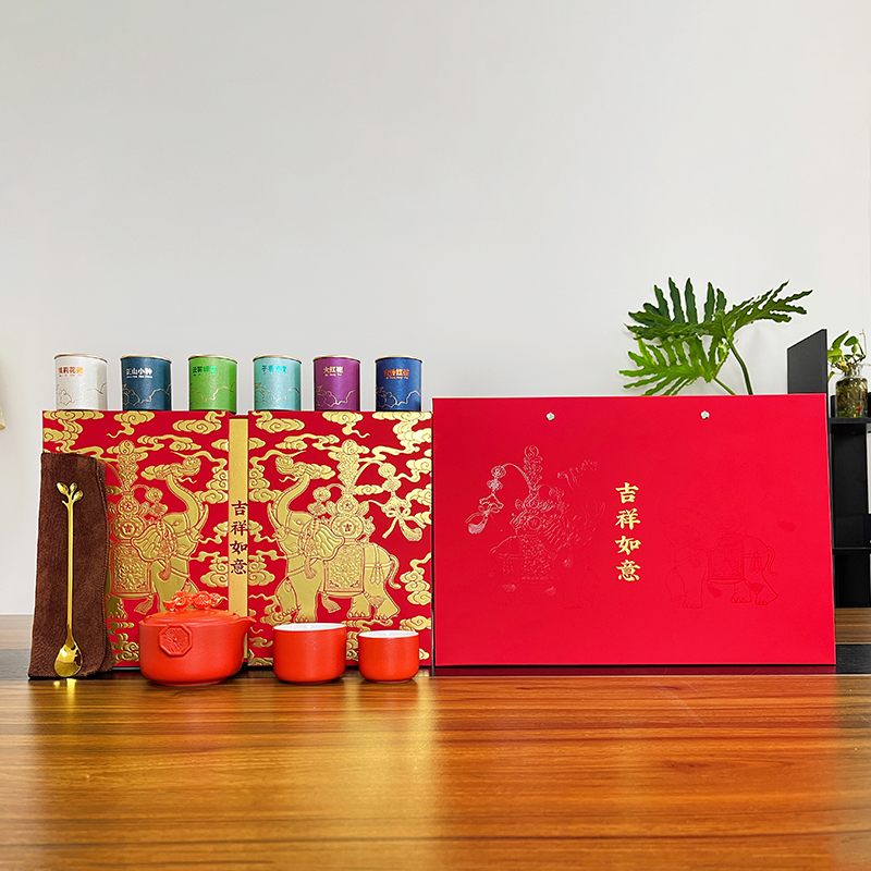沏一杯茶【吉祥如意锦鲤茶具】-C款茶具礼盒套装