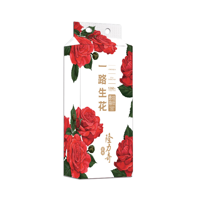 隆力奇悬挂抽面巾纸4层315抽