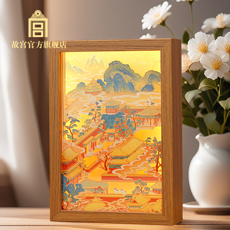 故宫文化玉宇琼楼纸雕灯
