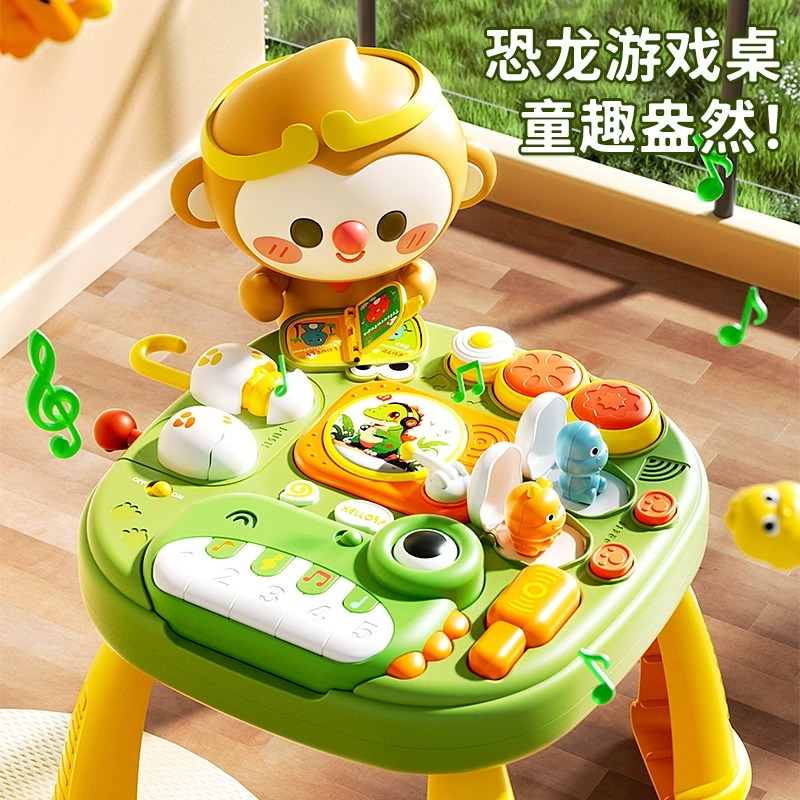 童启萌电动恐龙钢琴游戏桌59016