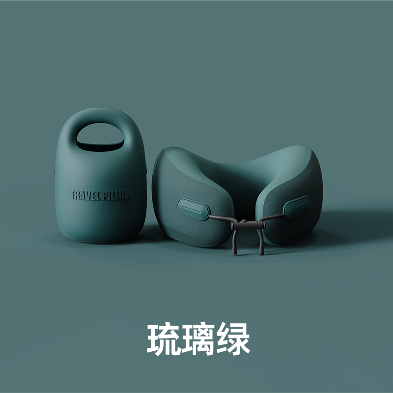 脑洞氛子（EVERYTHINK）护脖颈枕ES2-墨绿