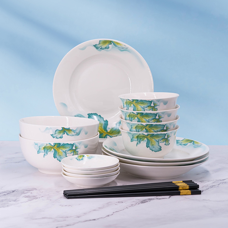 唯都水韵青花餐具套装20件套W-CJ520