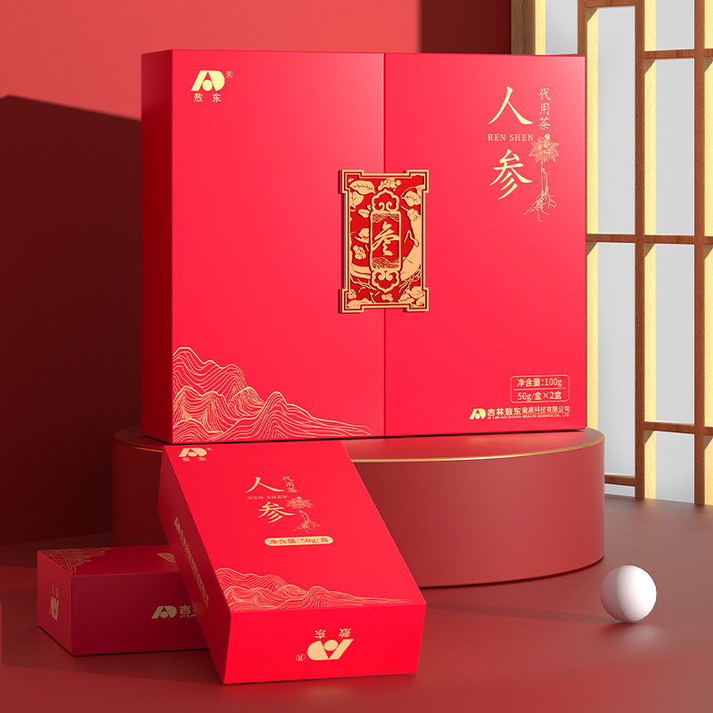 敖东人参片大片开门红礼盒