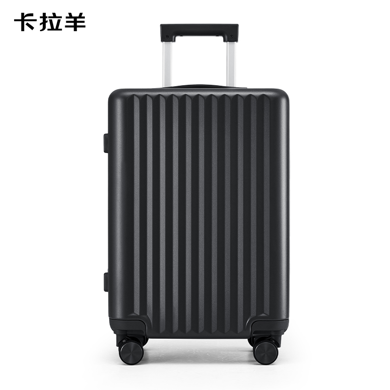 卡拉羊?qū)W生旅行箱大容量箱CX8117-24鋼琴黑