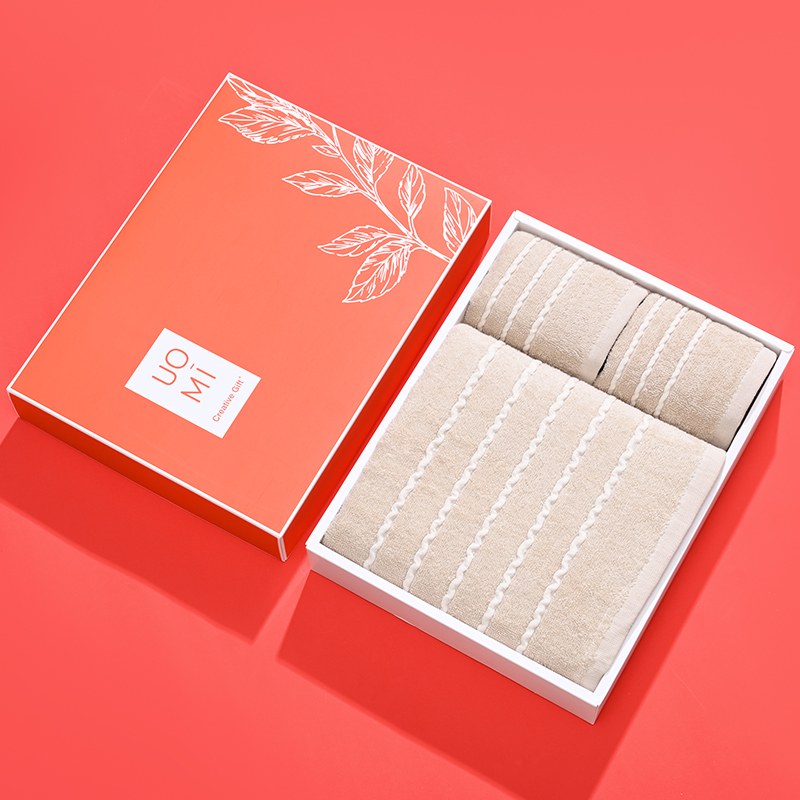 UOMI純棉毛巾浴巾套裝-優(yōu)樂(lè)-6