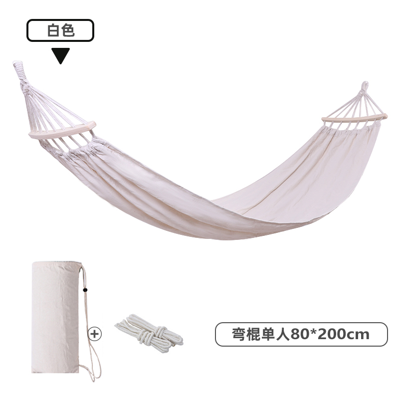FTLY飛圖樂單人帶木棍帆布吊床DC0301