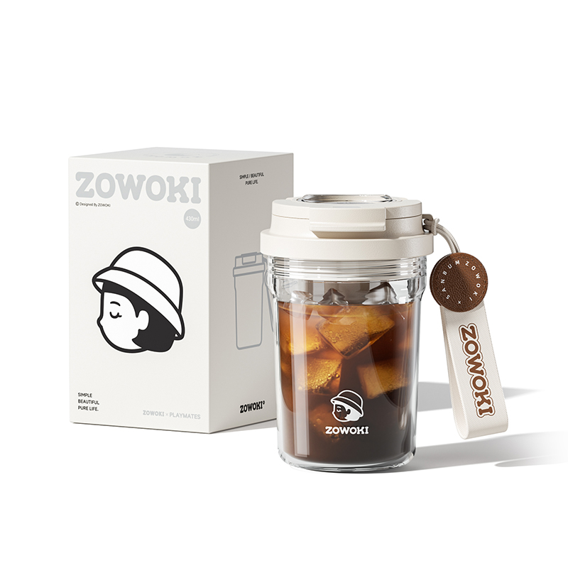 造物集塑料杯冷咖杯KF03圖案隨機(jī)