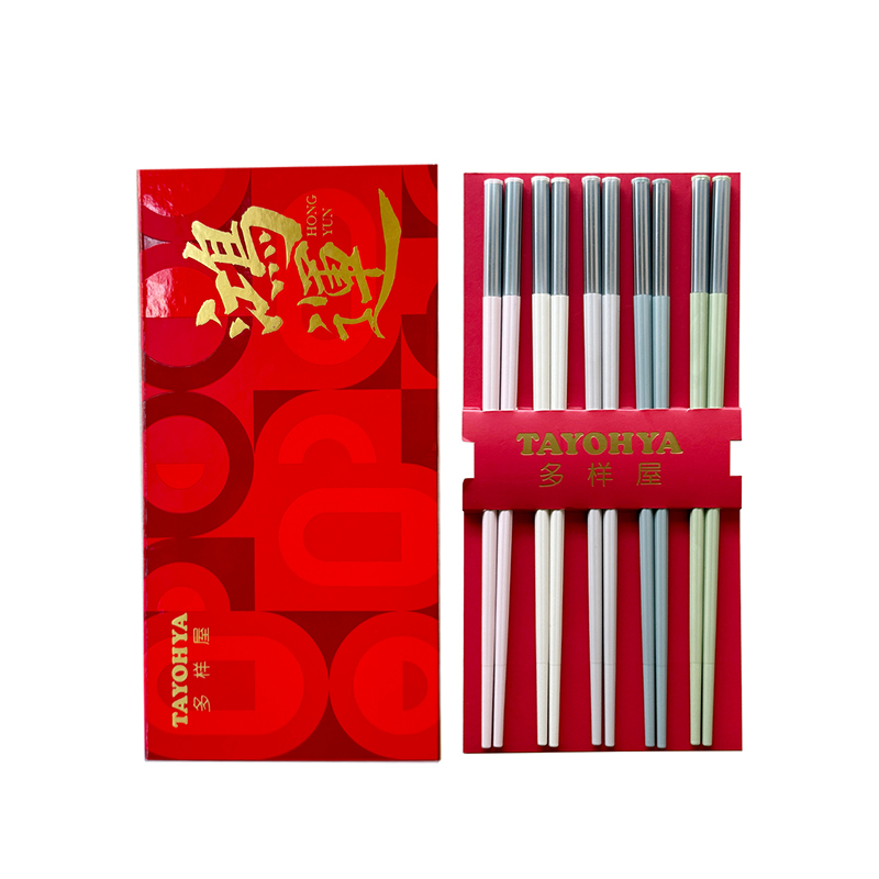 多樣屋霓彩御箸玎珰筷10雙禮盒
