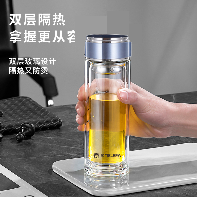 象力荣泰双层玻璃杯XL1209-320