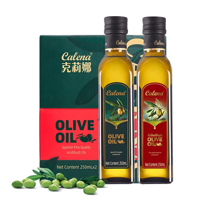 克莉娜橄榄油特级+纯正250ML*2礼盒